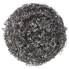 Kurly Kate 756 Large Stainless Steel Scrubbers – Steel Gray (6/Carton) New