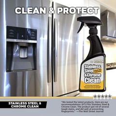 FLITZ Stainless Steel & Chrome Cleaner TWO PACK 16oz Spray Bottle (See Video)