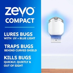 Zevo Compact Flying Insect Trap Official Refill Cartridges – Fits Zevo…