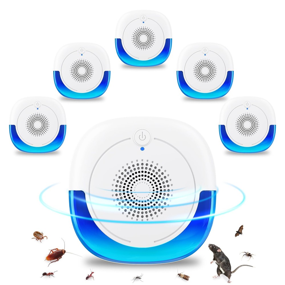 2026 Upgraded Ultrasonic Pest Control Repeller Plug in Indoor, Mouse 6 Pack