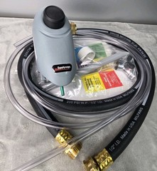 SupplyWays Single Chemical Dispenser System Wall Mount Hose Metering Tips New