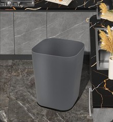 Bathroom Trash Can, 2 Gallon Small Trash Can,Square Trash Bin Wastebasket for…