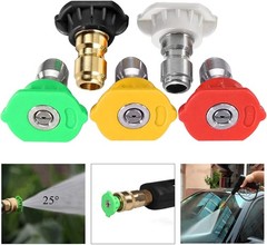 Pressure Washer Tips Power Soap Nozzle 5pcs-2.5 Orifice, 5 nozzles
