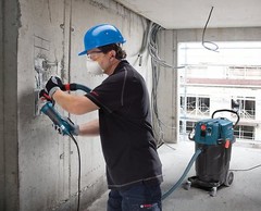 Bosch Vac140Ah 14-Gallon Dust Extractor With Auto Filter Clean And Hepa Filter