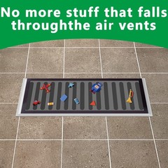 8pcs Floor Vent Mesh Covers, 4×12″ Magnetic Air Screen 4*12-8PCS