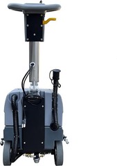 Walk Behind 15″Brush Floor Cleaning Machine 8G Fordable Portable Scrubber GRAY