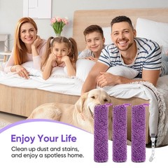 LBLVBNEWD 3 Pack SD201 Roller Brush Replacement Parts Compatible with Purple
