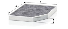 MANN-FILTER CUK 30 007 Cabin Air Filter with Activated Carbon