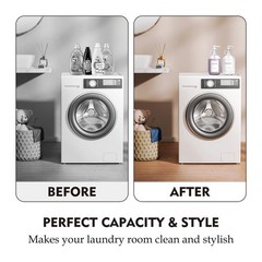 2 Pcs Glass Liquid Laundry Detergent Dispenser, Half 64oz, Black,transparent