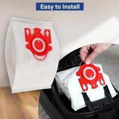 20 Packs 3D Airclean FJM Vacuum Cleaner Bags Replacement for 20 pack, white