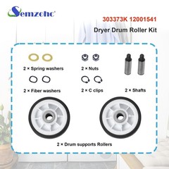 303373K 12001541 Dryer Drum Roller Kit Compatible with Cro-sley 2-3 inches