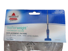 Bissell Vacuum Filter For Easy Mate and Featherweight Stick Vacuums 3204E, 2/pk