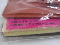 3m Orange Doodlebug Pad Holder + Brown Scrub ‘n Strip Pad & Sponge Applicator