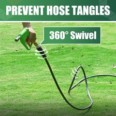 4000 PSI Pressure Washer Short Gun with Swivel Plug Quick Connect Coupler Handle