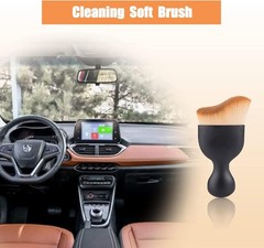 2-Piece Soft Car Interior Dust Brush Set, Scratch-Free Detailing Brush for Dashb