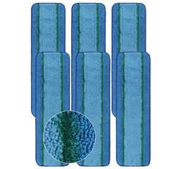 6 Pack Deep Clean Pads Replacement for Bona Family of Mops, 6 Pack, Blue