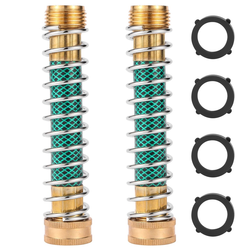 Sanpaint Garden Hose Extension Adapter, Kink 3/4 inches, 2 Pack