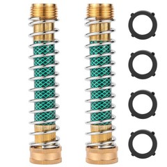 Sanpaint Garden Hose Extension Adapter, Kink 3/4 inches, 2 Pack