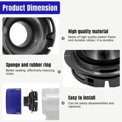 Motor Rear Cover & Filter Kit #14195, &