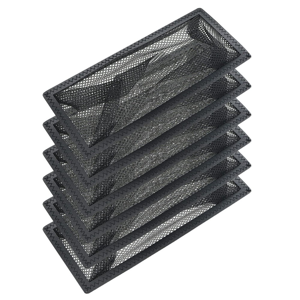 6 Pack 4″x12″ Floor Register Trap Cover Screen Air Vent Mesh 4×12 Inch