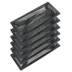 6 Pack 4″x12″ Floor Register Trap Cover Screen Air Vent Mesh 4×12 Inch