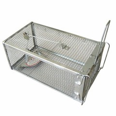 THE PERFECT PART USA Mouse Trap Rat Rodent Live Catch Cage, Gray