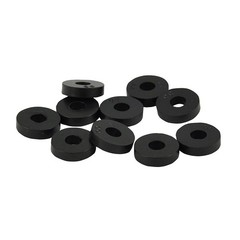 Danco 88569 Rubber Flat Washer, 1/2-Inch, 10-Pack, Carded , Black 0.5″,