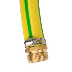 2Pcs Male Brass Garden Hose Thread Water Repair 1/2 Inch,