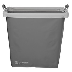 Round Replacement Commercial Laundry Hamper Canvas Bag for Model 320L Gray