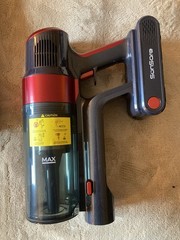 Sunsare Cordless Vacuum Cleaner, 600W/50KPa Stick Vacuum, Wall Mount, Auto Mode