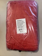 Red Shop Towels Cleaning Wiping Cotton Rags Sealed50ea SameDayHandling &FastUSPS