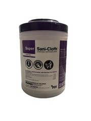 New-PDI Q55172 Super Sani-Cloth Surface Disinfectant Large Wipes 6″x6.75″ 160 ct