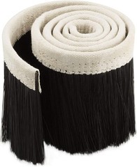 Dust Shoe Brush, 100mm Engraving Machine Dust Cover Nylon CNC Vacuum Brush for