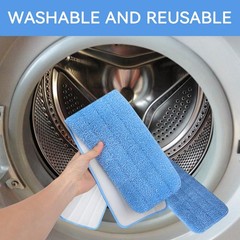 Replacement Microfiber Pad for Rubbermaid 24 Inch-8pack, 24inch-8pack