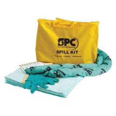 Brady Skh-Pp Spill Kit, 5 Gal Volume Absorbed Per Kit, Bag, Yellow