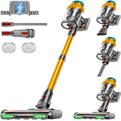 Aidtips Cordless Vacuum Cleaner 650W/55Kpa/70 Mins Vacuum Cleaners For Home