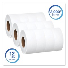 Scott 07223 Essential 3.55″ x 2k’ JRT Jumbo Roll Bathroom Tissue (12 Rl/Ct) New