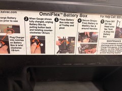 Kaivac OmniFlex Battery Box For Floor Cleaning System