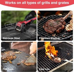 Electric Grill Brush, Cordless Rechargeable Grill Cleaner with LED Light – 950
