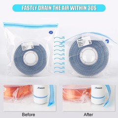 Automatic Vacuum New Pumps + 16PCS-04(with logo), Bags Kit 28pcs-logo