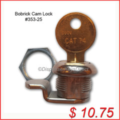 Bobrick Cam Lock Set #353-25 for Paper Towel & Toilet Tissue Disp.(1/set)