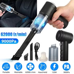 Mini Cordless 2 in 1 Portable Handheld Vacuum Cleaner Powerful Suction Home/Car