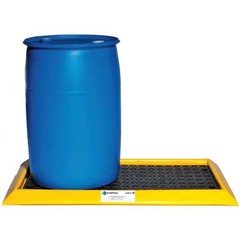 Enpac 5755-Ye-G Spilltray, Yellow/Black, Rectangle, 12Gal