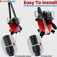 Universal Compatible with All Shop Vacs Extractor Attachment with 2-1/2″ & 1-7/8