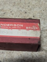 Vintage Anderson 1″ .020 Steel Wire End Brush W/ Shank 5130-263-0235 USA NOS