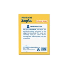 Wet Ones Hand Wipes Singles, Tropical Splash, 24 Ct – Pack of 2