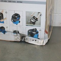 Nilfisk Aero 21 Shop Vacuum 107418440, 5-1/4 Gallon Tank, 120V AC, Wet Dry HEPA