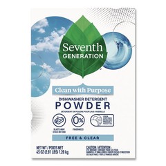 Seventh Generation 22150CT Auto Dishwasher Powder – Free and Clear (12/CT) New