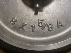 NSS ( National Super Service) 8″ Wheel 23-9-3781 44-9-051-1 FREE SHIPPING