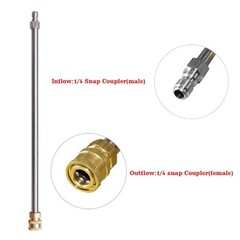 Xiny Tool Pressure Washer Extension Wand, 17 Inch Stainless Steel 17 inches